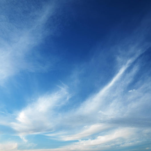 Cirrus Clouds Blue Sky Wall Decal