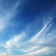 Cirrus Clouds Blue Sky Wall Decal