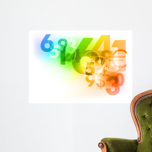 numbers Wall Decal