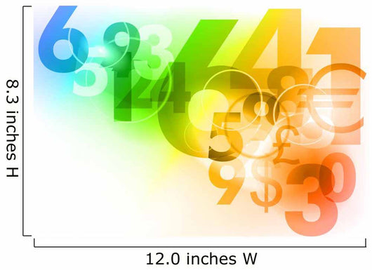 numbers Wall Decal