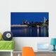 Night Scene Downtown Vancouver Wall Decal Design 2