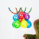 Colorful balloons and garlands. Party decoration Wall Decal