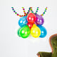 Colorful balloons and garlands. Party decoration Wall Decal