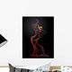 Sensual belly dancer Wall Mural