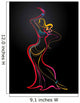 Sensual belly dancer Wall Mural