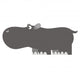 Hippo African Wildlife Color Wall Decal