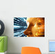 Technology Concept with Binary Wall Mural