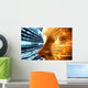 Technology Concept with Binary Wall Mural