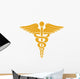 Medical Caduceus Symbol Wall Decal