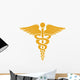 Medical Caduceus Symbol Wall Decal