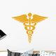 Medical Caduceus Symbol Wall Decal