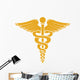 Medical Caduceus Symbol Wall Decal