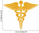 Medical Caduceus Symbol Wall Decal