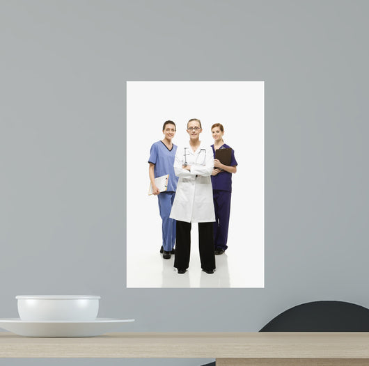 Caucasian Women Healthcare Workers