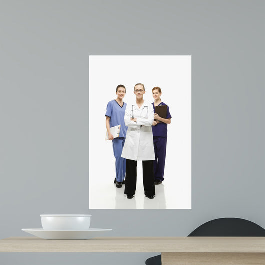Caucasian Women Healthcare Workers