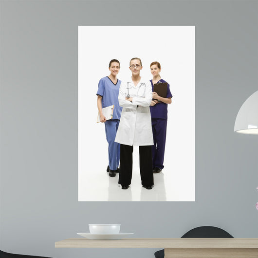 Caucasian Women Healthcare Workers