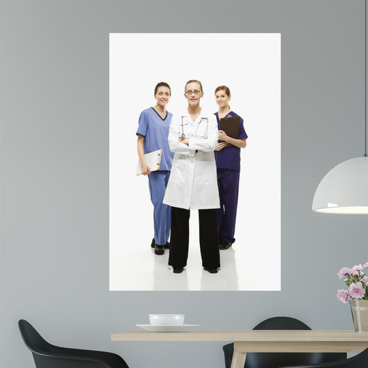 Caucasian Women Healthcare Workers