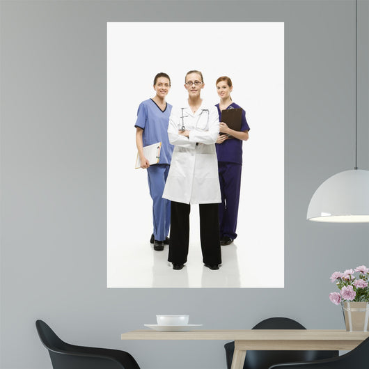 Caucasian Women Healthcare Workers