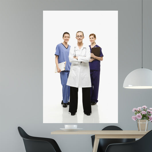 Caucasian Women Healthcare Workers