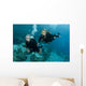 Female Scuba Divers Wall Mural