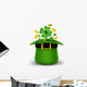 Leprechaun Clover Hat Wall Decal