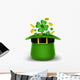 Leprechaun Clover Hat Wall Decal