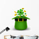 Leprechaun Clover Hat Wall Decal