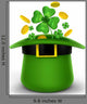 Leprechaun Clover Hat Wall Decal