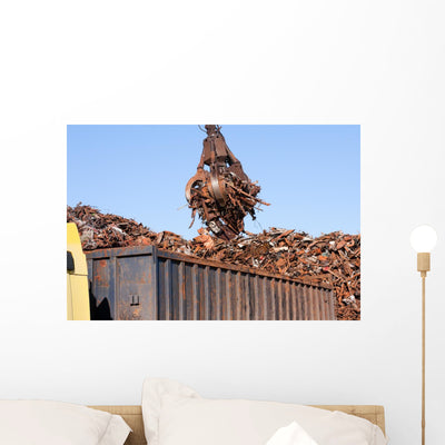 Crane Grabber Loading Truck shown on a wall