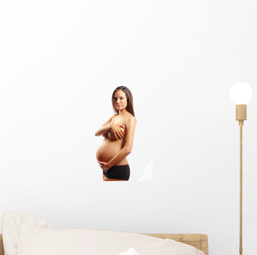 Pregnant Woman Wall Decal