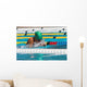 breaststroke lady Wall Mural