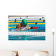 breaststroke lady Wall Mural