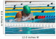 breaststroke lady Wall Mural
