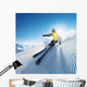 Skier in Mountains Wall Mural