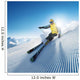 Skier in Mountains Wall Mural