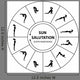 yoga-sun-salutation Wall Decal