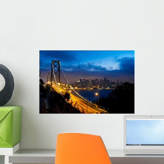 Bay Bridge and San Wall Mural