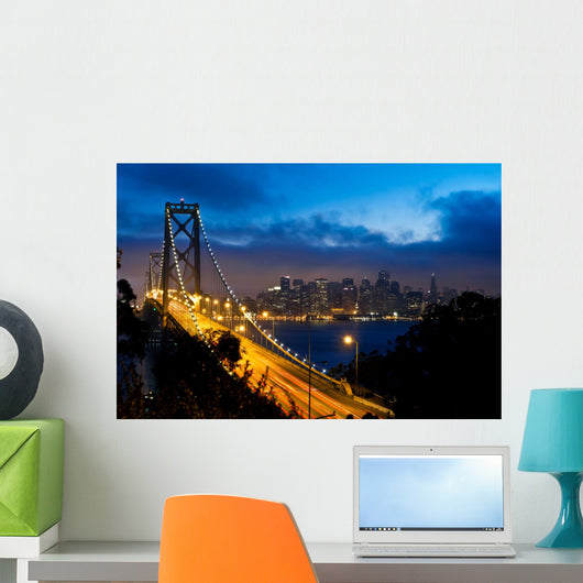 Bay Bridge and San Wall Mural