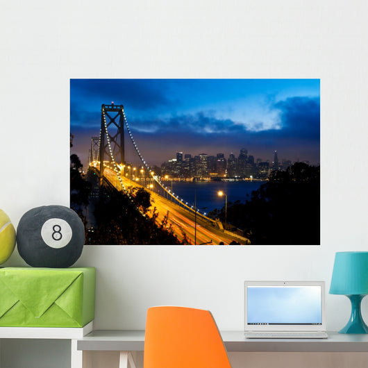Bay Bridge and San Wall Mural