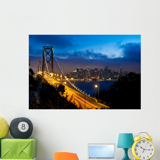 Bay Bridge and San Wall Mural