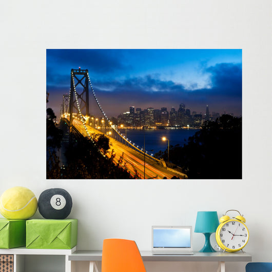 Bay Bridge and San Wall Mural