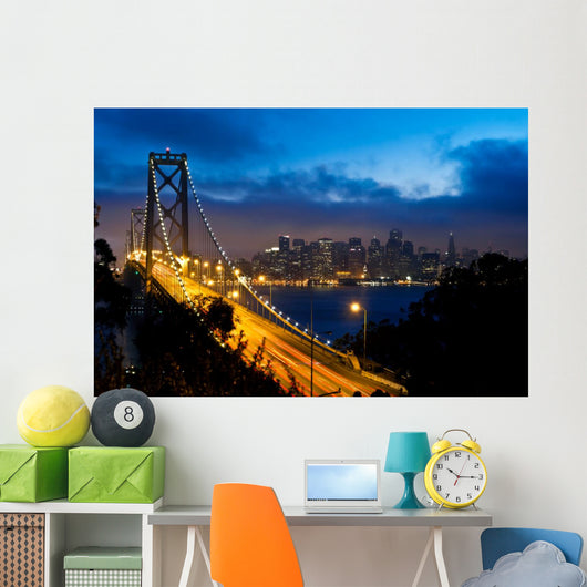 Bay Bridge and San Wall Mural