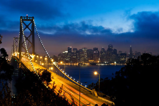 Bay Bridge and San Wall Mural
