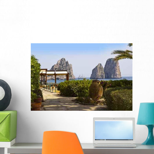 Fariglioni Rocks Island Capri Wall Decal
