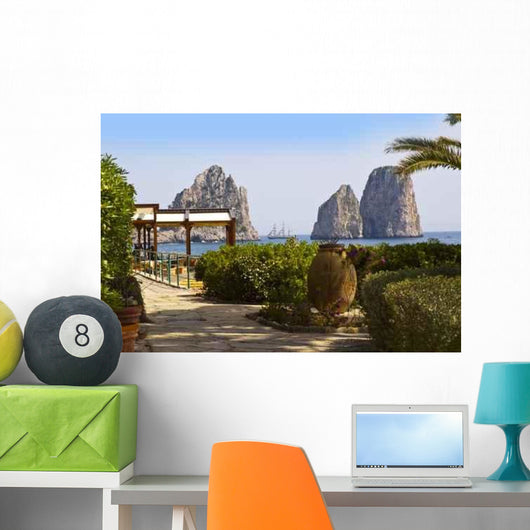 Fariglioni Rocks Island Capri Wall Decal