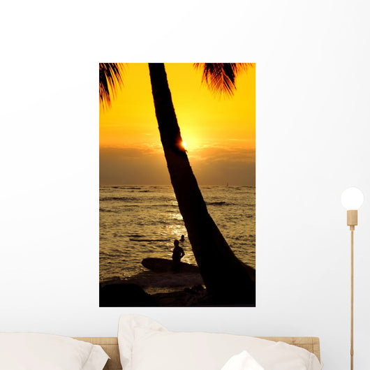 Sunset Beach Wall Mural
