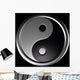 3D Yin and Yang Wall Mural