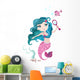 mermaid Wall Decal