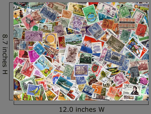 Large World Foreign Postage
