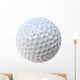 Isolated White Golf Ball Wall Decal